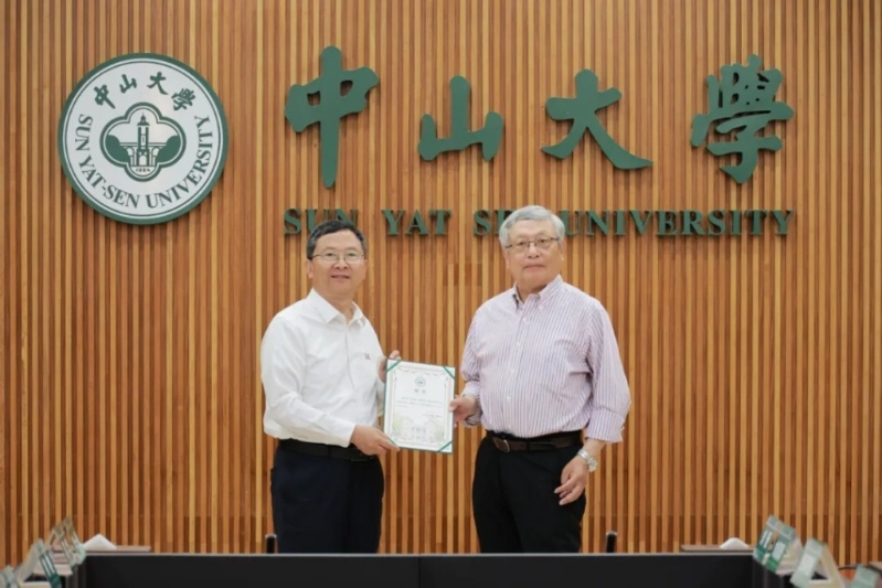 世界頂級數學家張益唐（右）歸國，全職加盟中山大學香港高等研究院