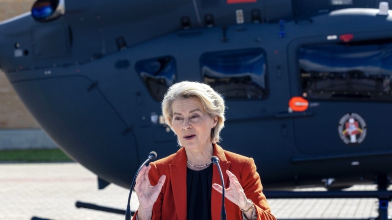 馮德萊恩專機疑受俄GPS干擾