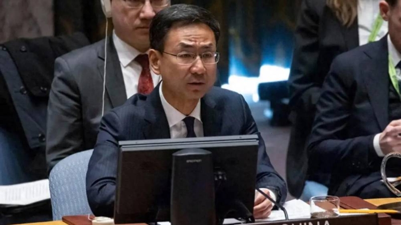 中國常駐聯合國副代表耿爽。