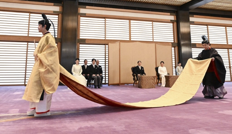 日本皇室相隔40年后再舉行男性皇族成年禮。