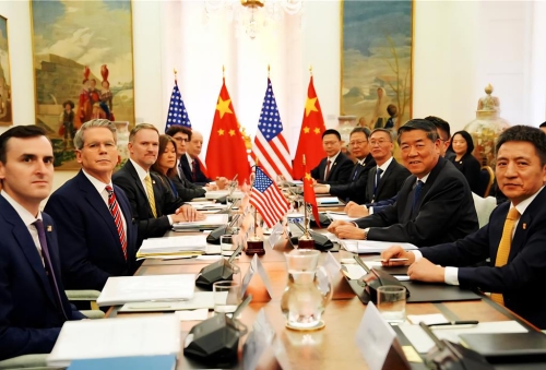 中美馬德里會談落幕 中美馬德里會談落幕