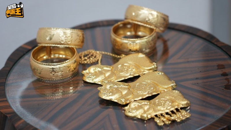 淘寶售賣整套仿制金器，價格僅240多港幣。