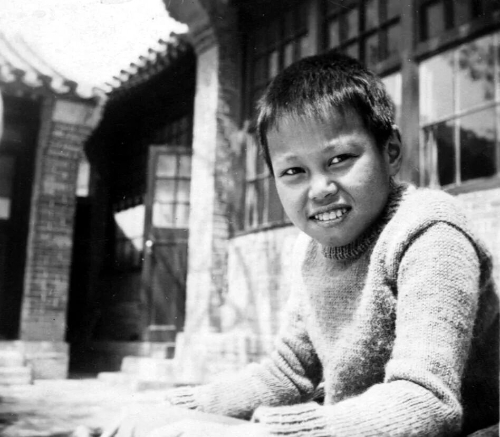 1935年楊振寧于清華園西院11號