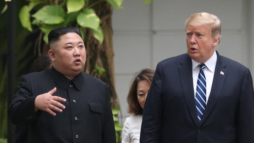 特朗普和金正恩2019年2月在越南河內舉行第2次特金會。